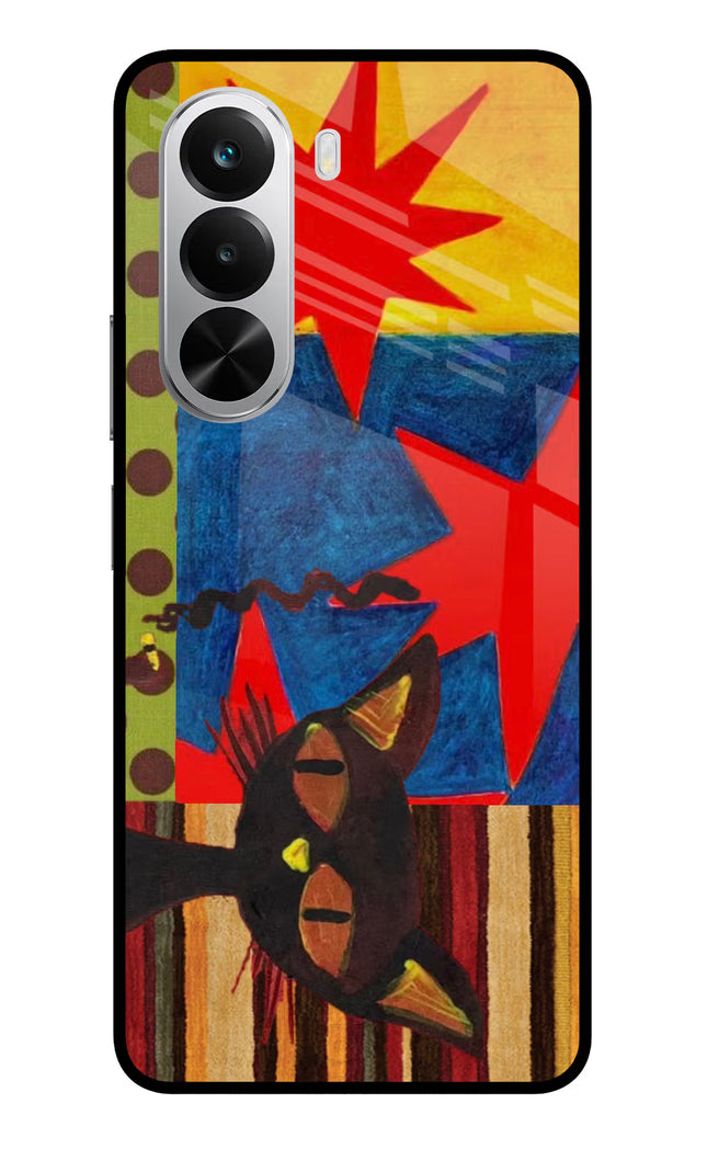 Pop Cat Realme P4x 5G Metal Case Back Cover by Casekaro