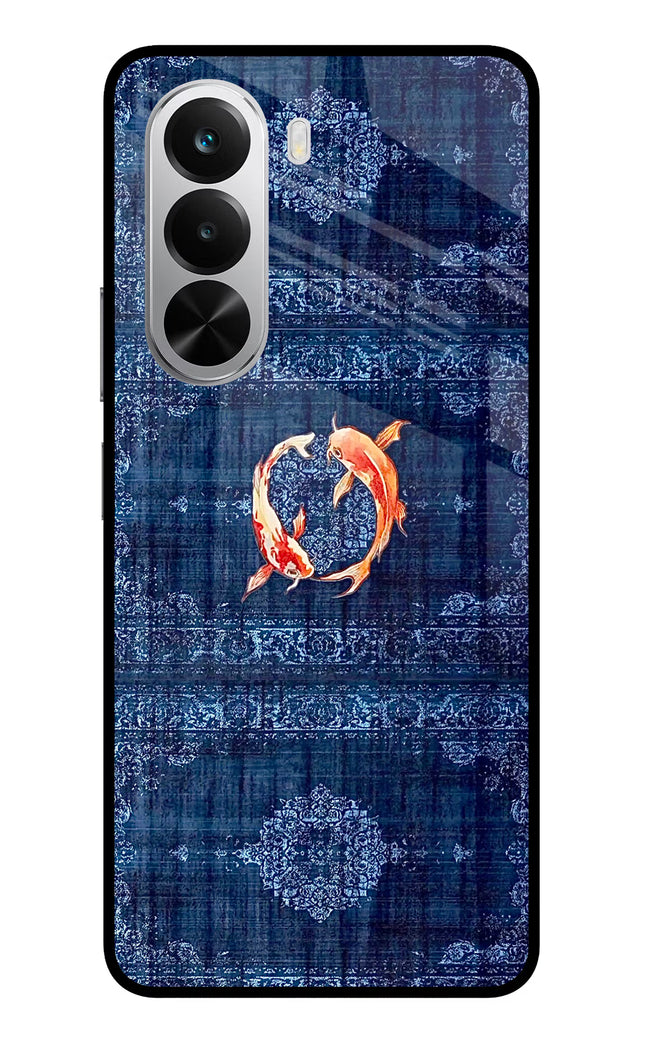 Koi Blue Realme P4x 5G Metal Case Back Cover by Casekaro