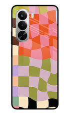 Wavy Grid Realme P4x 5G Metal Case Back Cover by Casekaro