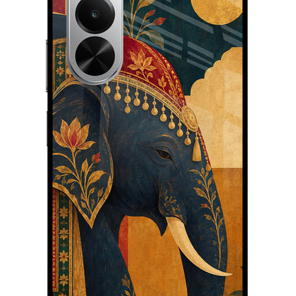 Royal Elephant Realme P4x 5G Metal Case Back Cover by Casekaro