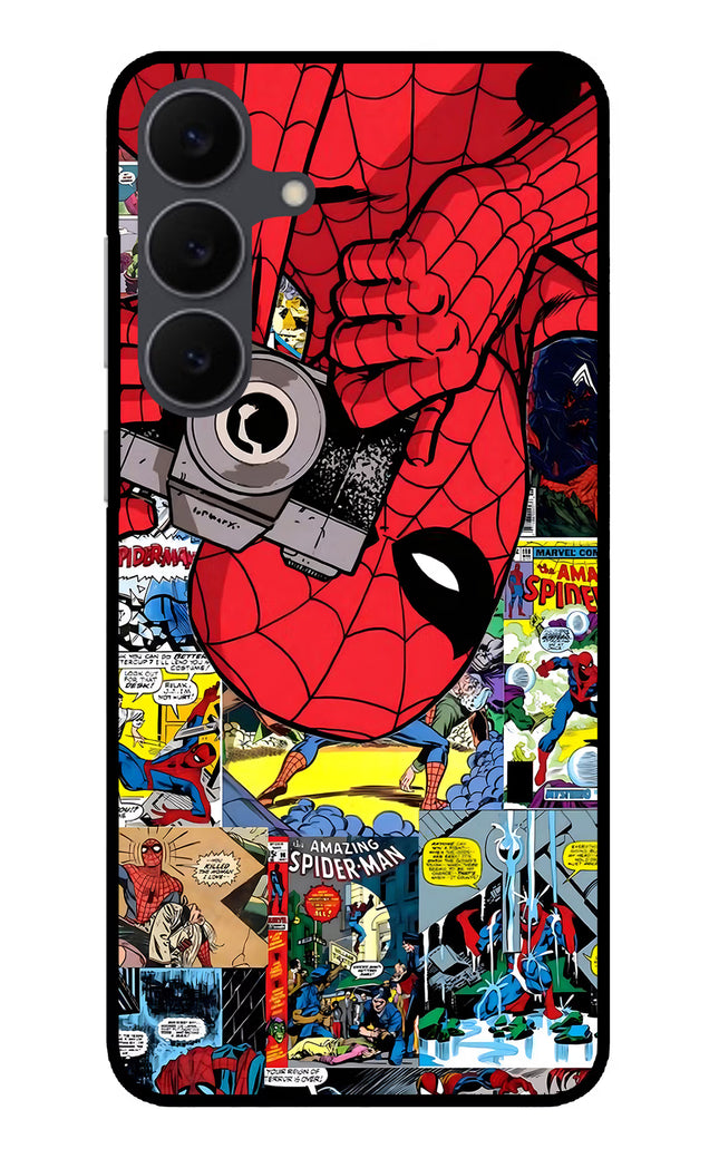 Spider Man Samsung S25 FE 5G Metal Case Back Cover by Casekaro