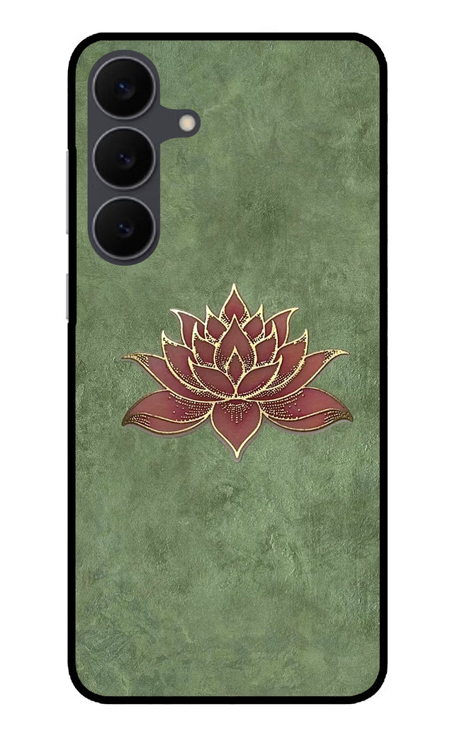 Lotus Grace Samsung S25 FE 5G Metal Case Back Cover by Casekaro