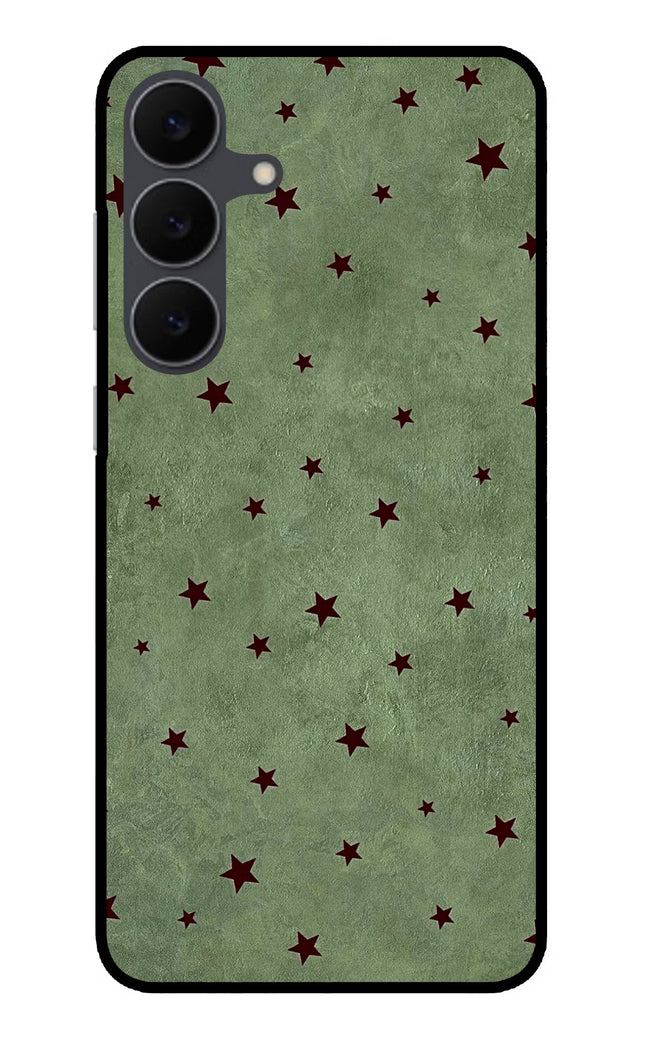 Green Stars Samsung S25 FE 5G Metal Case Back Cover by Casekaro
