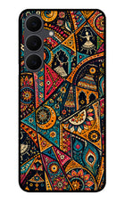 Folk Print Samsung S25 FE 5G Metal Case Back Cover by Casekaro