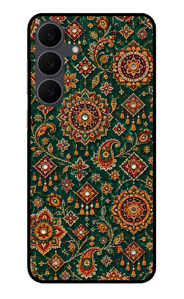 Green Pataka Samsung S25 FE 5G Metal Case Back Cover by Casekaro
