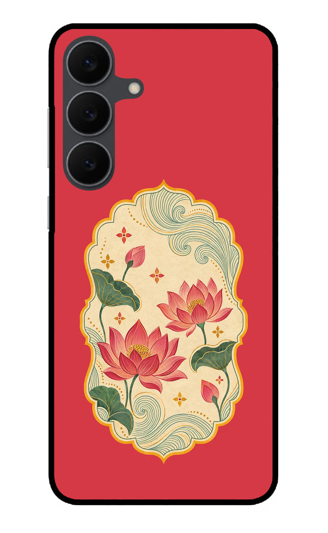 Pink Lotus Samsung S25 FE 5G Metal Case Back Cover by Casekaro