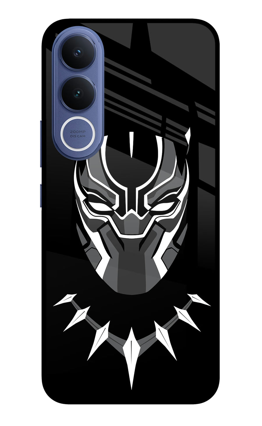 Black Panther Vivo V70 FE 5G Back Cover, Metal case