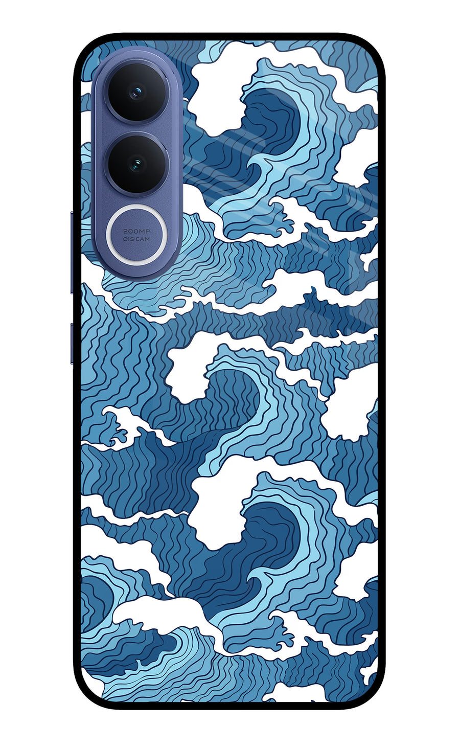 Blue Waves Vivo V70 FE 5G Back Cover, Metal case