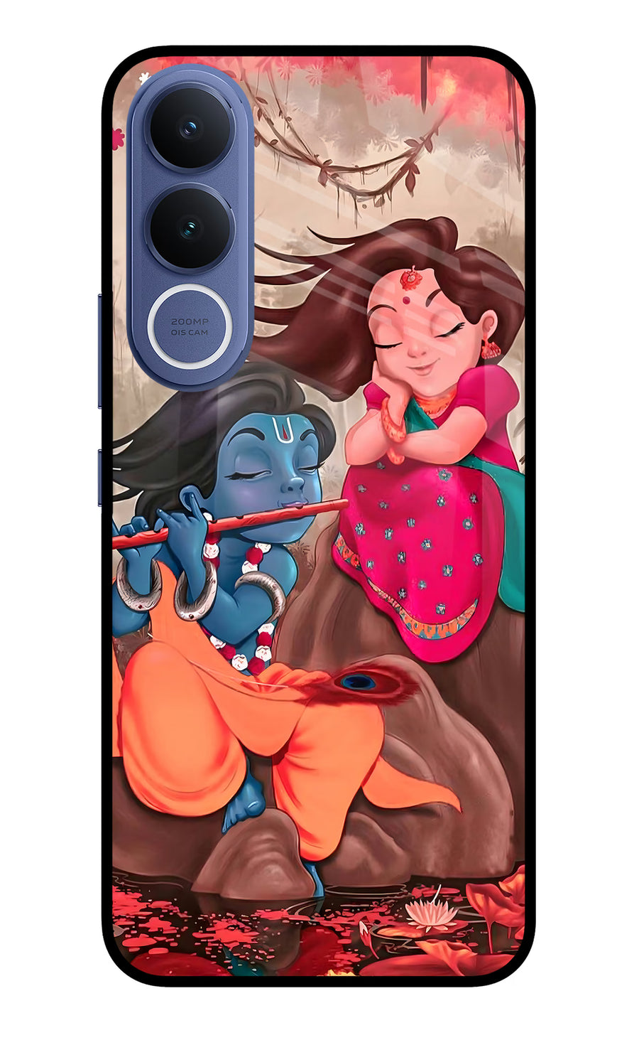 Radhe Krishna Vivo V70 FE 5G Back Cover, Metal case