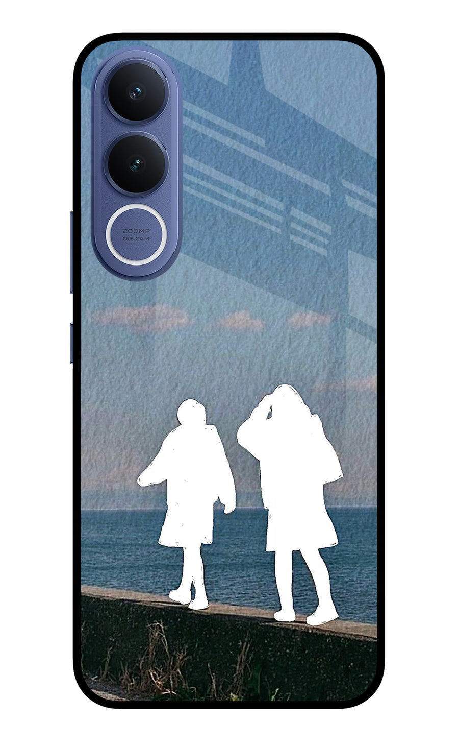 Coastal Dream Vivo V70 FE 5G Back Cover, Metal case