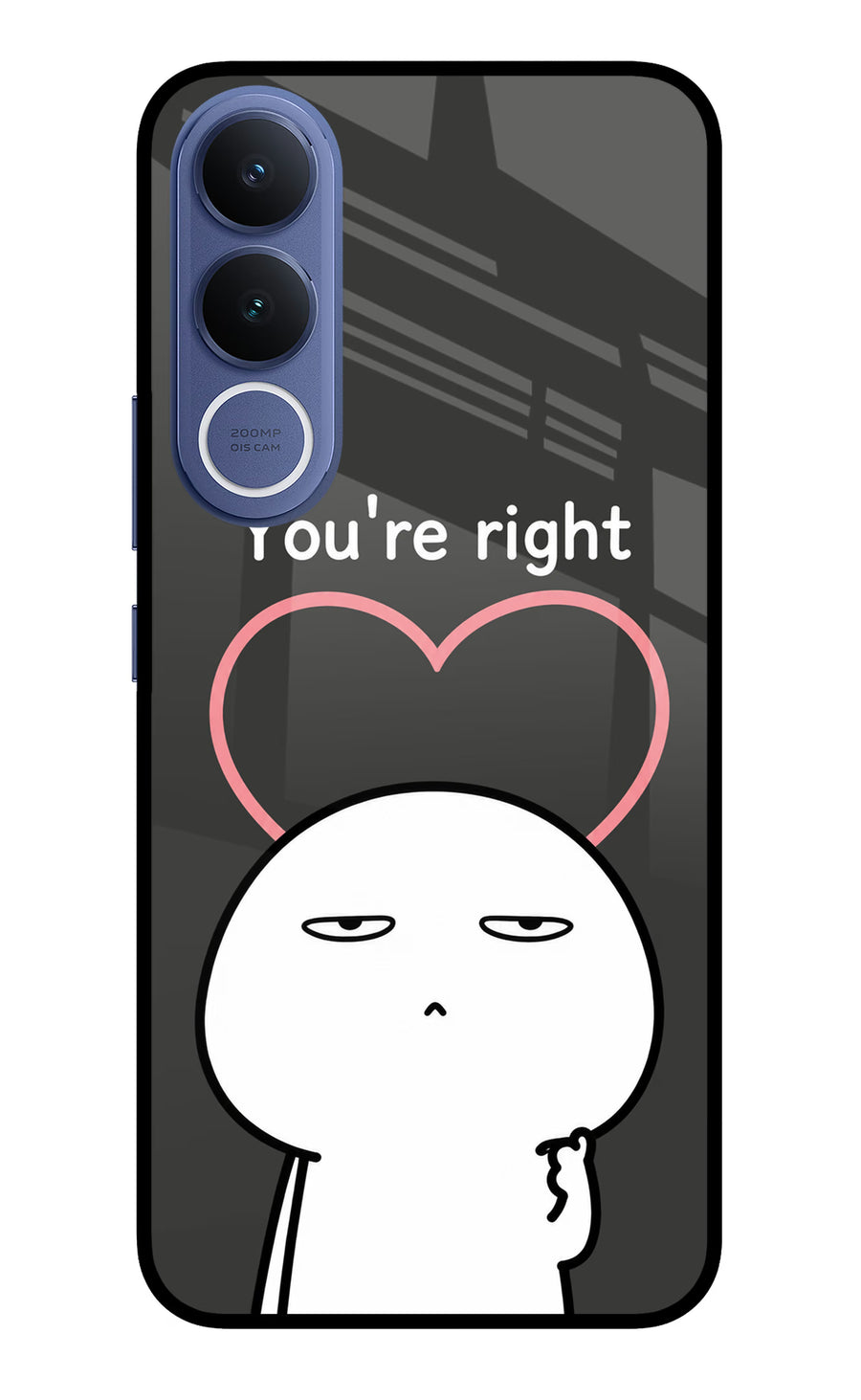 You're Right Vivo V70 FE 5G Back Cover, Metal case