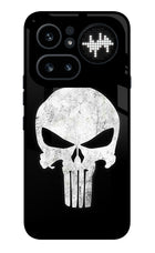 Punisher Skull Nothing Phone 4a Pro Metal Case Back Cover by Casekaro