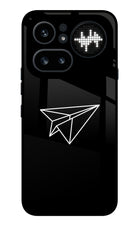 Paper Plane White Nothing Phone 4a Pro Metal Case Back Cover by Casekaro