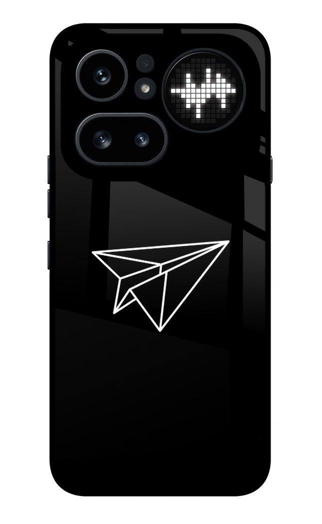 Paper Plane White Nothing Phone 4a Pro Metal Case Back Cover by Casekaro