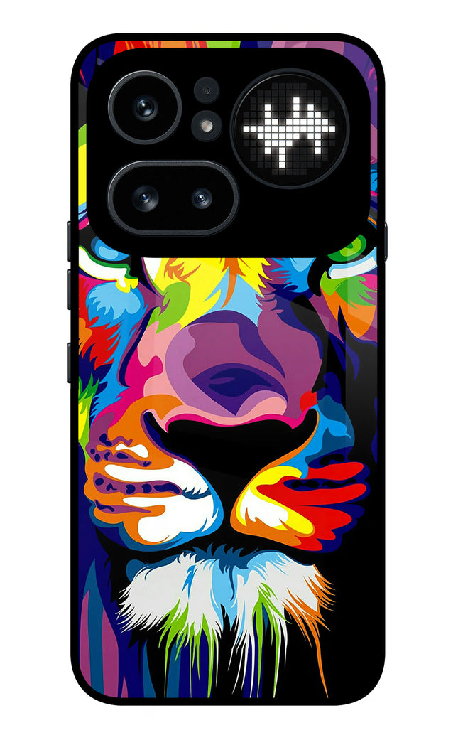 Lion Nothing Phone 4a Pro Metal Case Back Cover by Casekaro