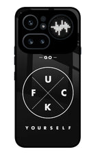 Go Fuck Yourself Nothing Phone 4a Pro Metal Case Back Cover by Casekaro
