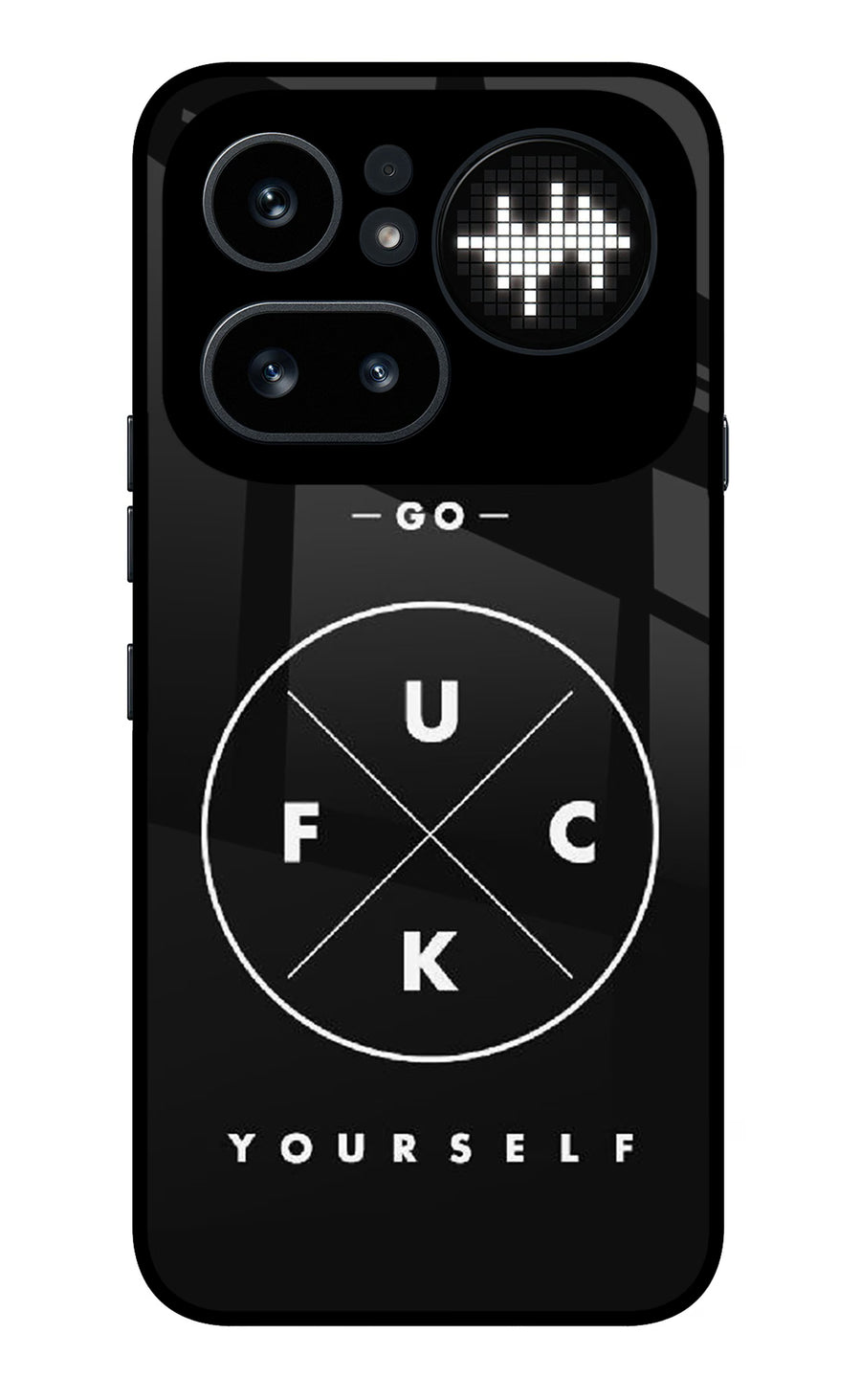 Go Fuck Yourself Nothing Phone 4a Pro Back Cover, Metal case