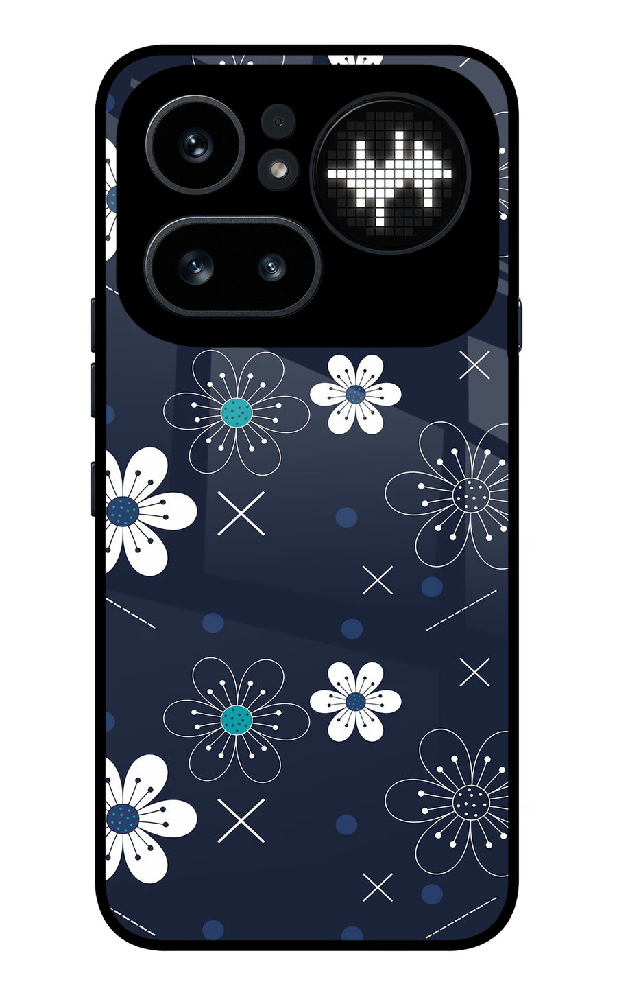 Flowers Nothing Phone 4a Pro Back Cover, Metal case