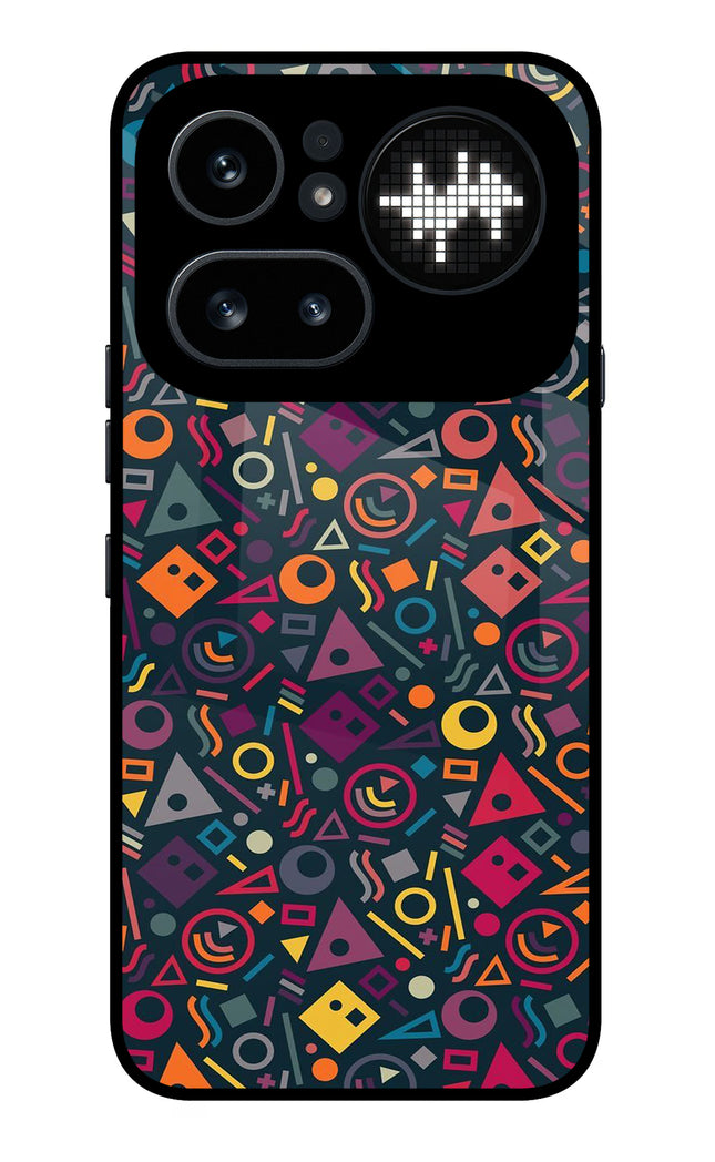 Geometric Abstract Nothing Phone 4a Pro Metal Case Back Cover by Casekaro
