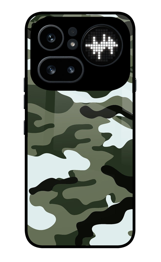 Camouflage Nothing Phone 4a Pro Metal Case Back Cover by Casekaro