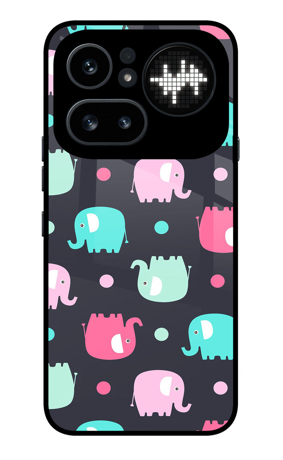 Elephants Nothing Phone 4a Pro Back Cover, Metal case