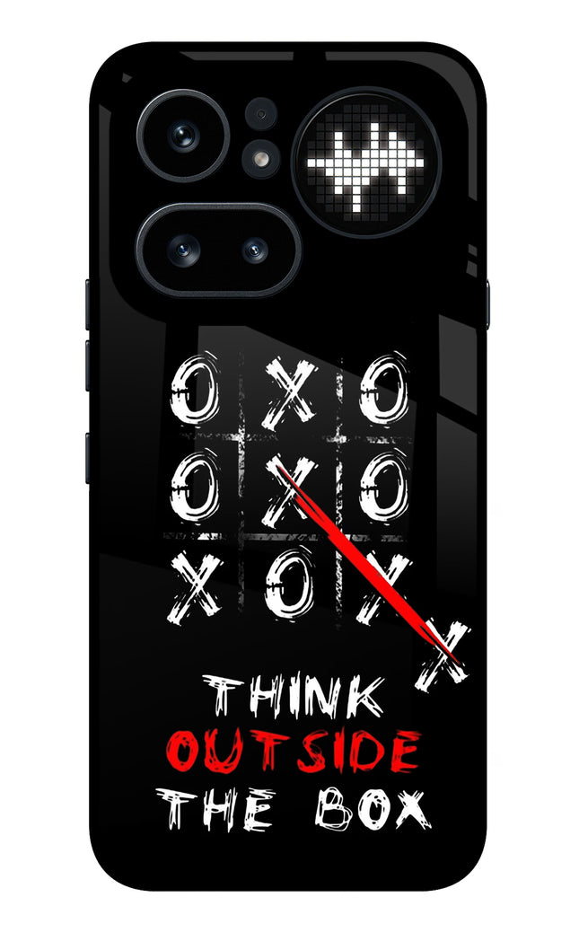 Think out of the BOX Nothing Phone 4a Pro Metal Case Back Cover by Casekaro