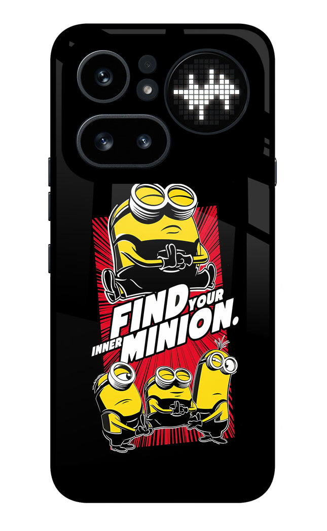 Find your inner Minion Nothing Phone 4a Pro Metal Case Back Cover by Casekaro