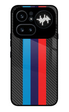 BMW Stripes Pattern Nothing Phone 4a Pro Metal Case Back Cover by Casekaro