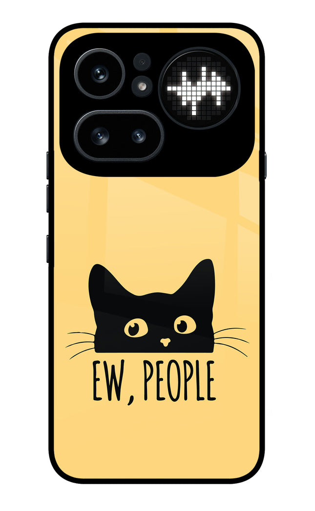 Ew People Catitude Nothing Phone 4a Pro Metal Case Back Cover by Casekaro