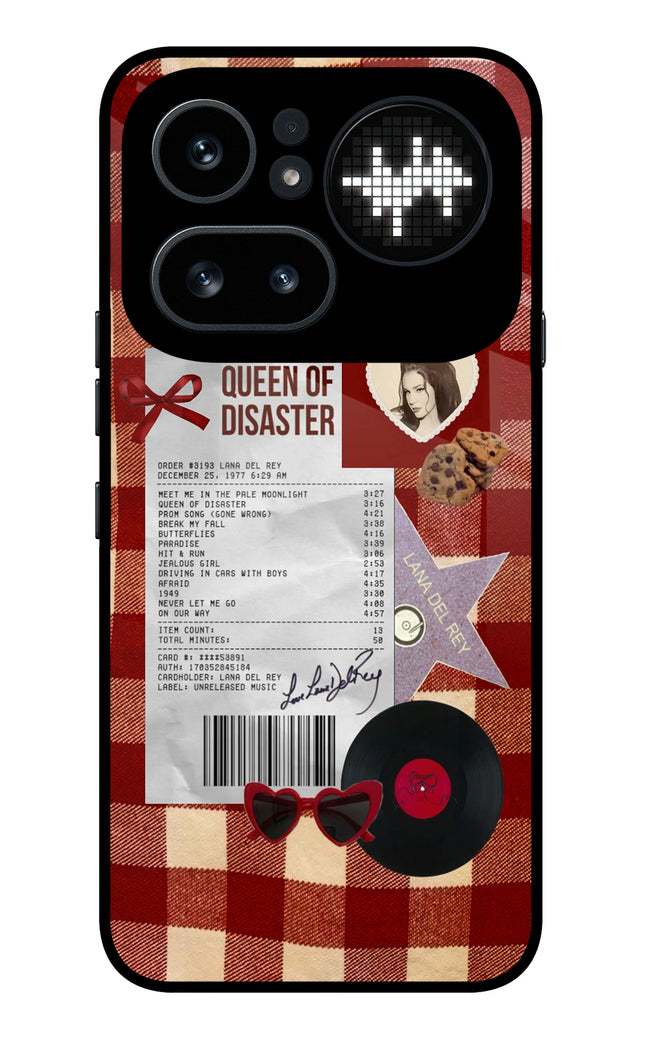 Queen of Disaster Nothing Phone 4a Pro Metal Case Back Cover by Casekaro