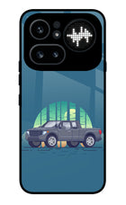 Retro Garage Vibe Nothing Phone 4a Pro Metal Case Back Cover by Casekaro
