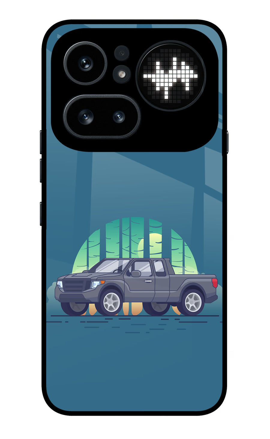 Retro Garage Vibe Nothing Phone 4a Pro Back Cover, Metal case