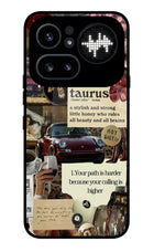 Taurus Zodiac Nothing Phone 4a Pro Metal Case Back Cover by Casekaro