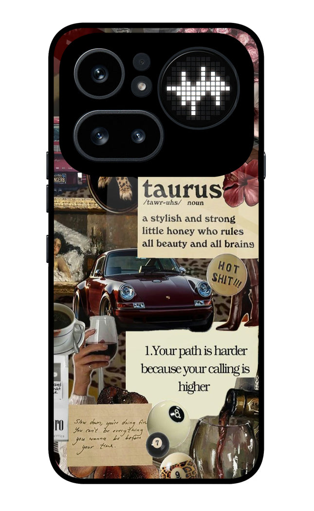 Taurus Zodiac Nothing Phone 4a Pro Metal Case Back Cover by Casekaro