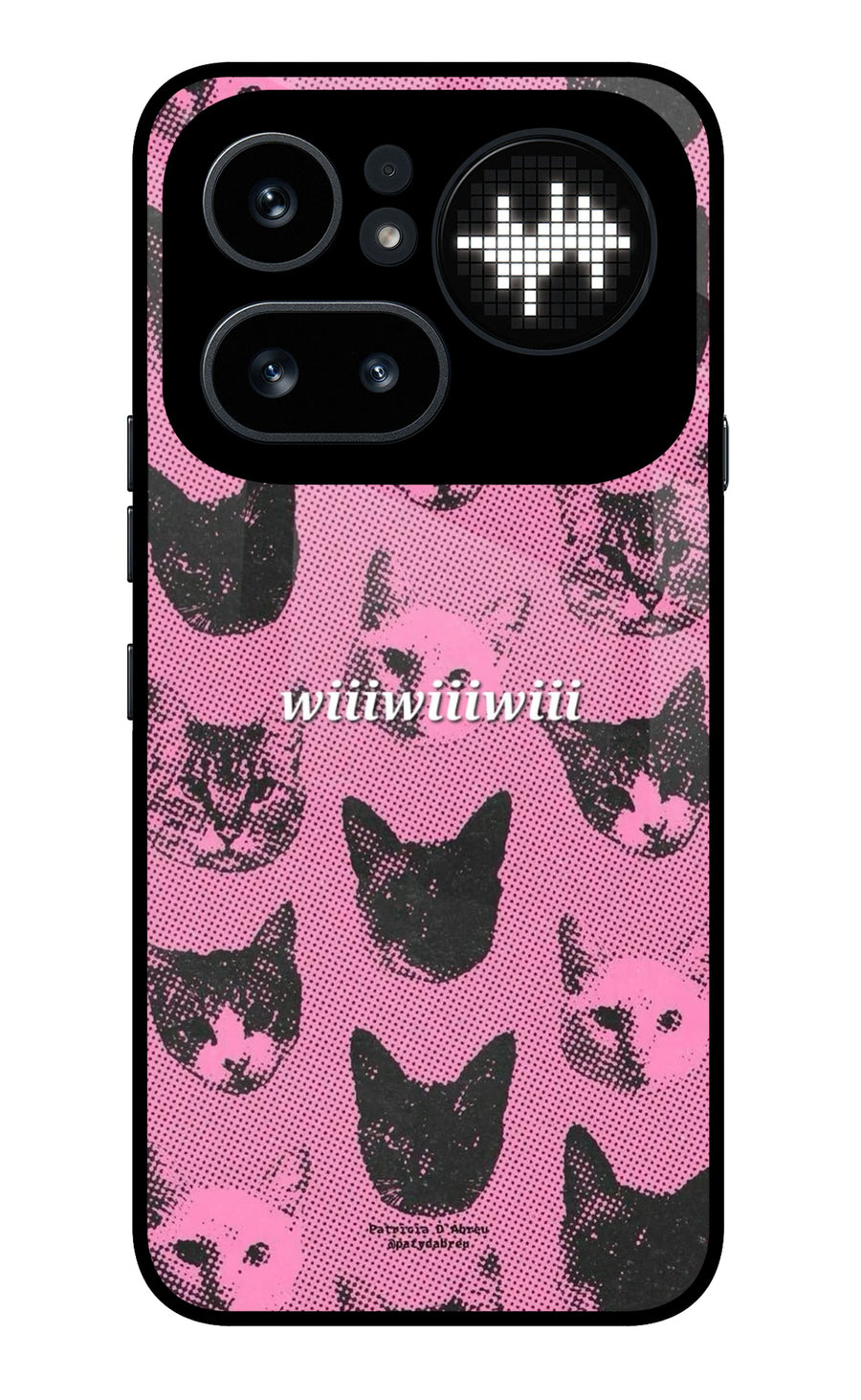 Pink Cats Nothing Phone 4a Pro Back Cover, Metal case