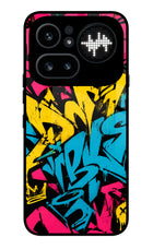 Graffiti Vibe Nothing Phone 4a Pro Metal Case Back Cover by Casekaro