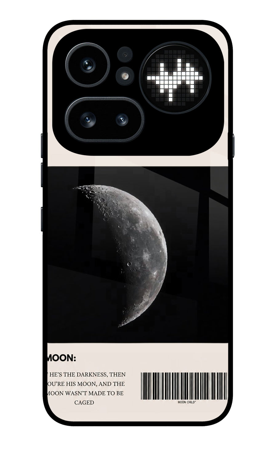 Moon Phase Nothing Phone 4a Pro Back Cover, Metal case