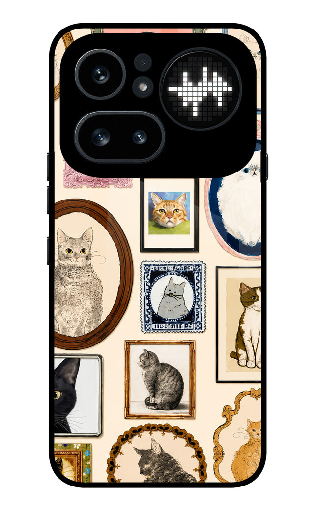 Mirror Cats Nothing Phone 4a Pro Metal Case Back Cover by Casekaro