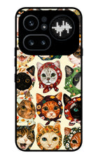 Cool Cat Nothing Phone 4a Pro Metal Case Back Cover by Casekaro