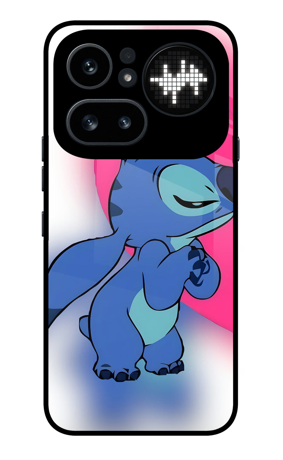 Stitch Hug Nothing Phone 4a Pro Back Cover, Metal case
