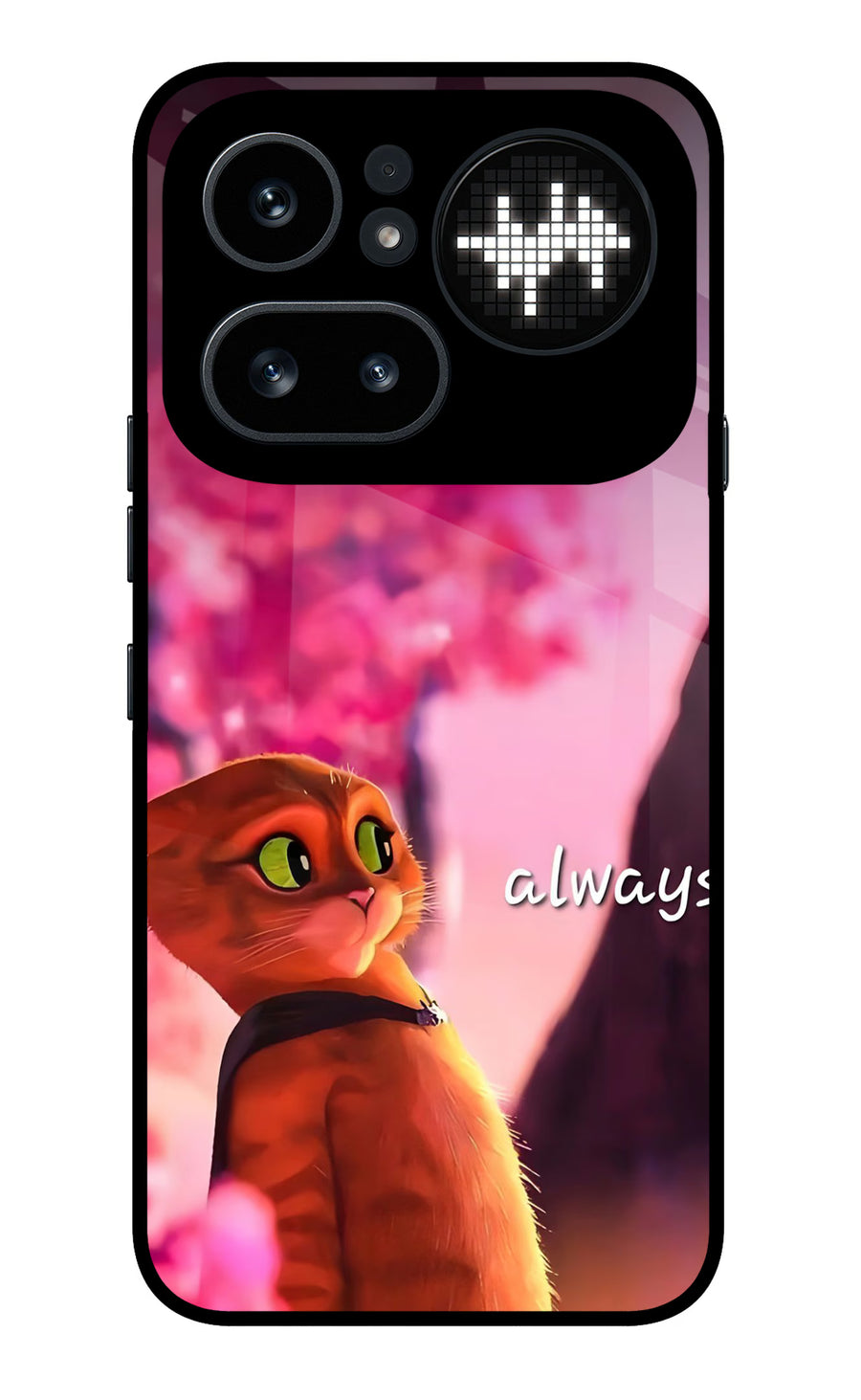 Always Cat Nothing Phone 4a Pro Back Cover, Metal case