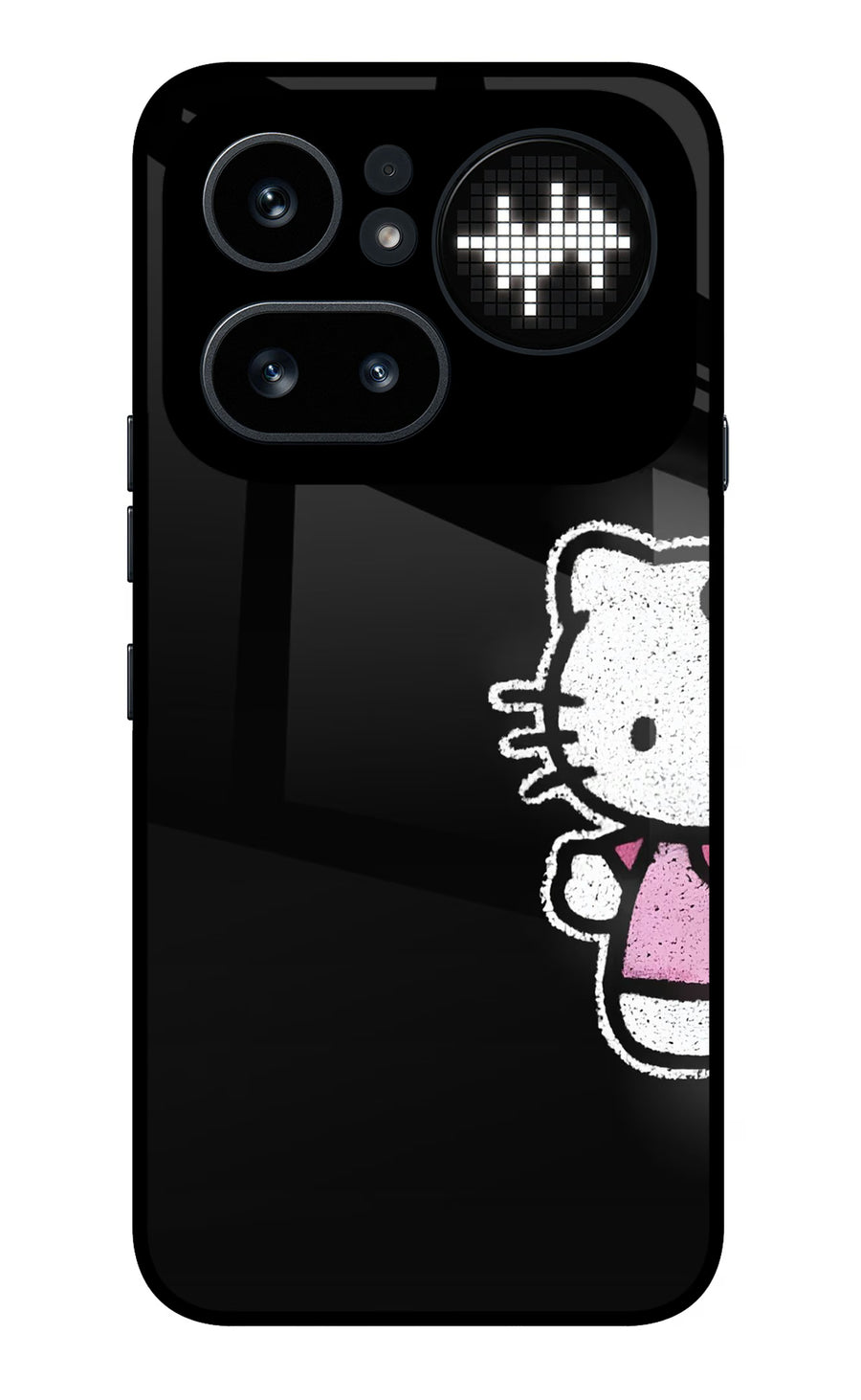 Kitty Charm Nothing Phone 4a Pro Back Cover, Metal case
