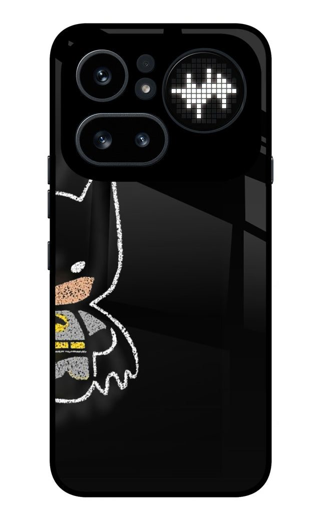 Bat Kitty Nothing Phone 4a Pro Metal Case Back Cover by Casekaro