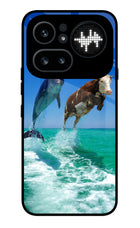 Dolphin vs Cow Nothing Phone 4a Pro Metal Case Back Cover by Casekaro