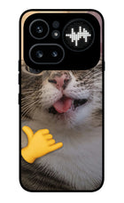 Silly Cat Call Nothing Phone 4a Pro Metal Case Back Cover by Casekaro