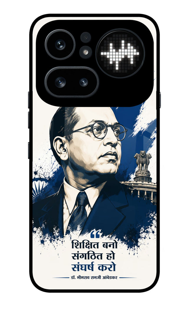 Dr. Ambedkar Visionary Nothing Phone 4a Pro Metal Case Back Cover by Casekaro