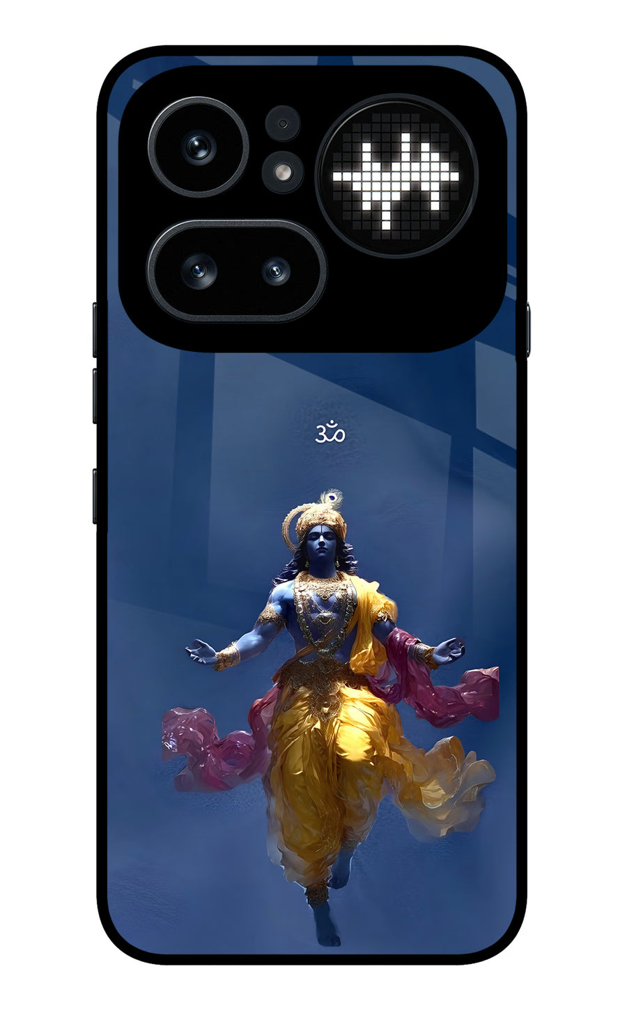 Cosmic Krishna Nothing Phone 4a Pro Back Cover, Metal case