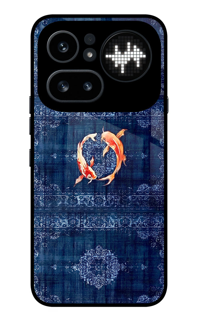 Koi Blue Nothing Phone 4a Pro Metal Case Back Cover by Casekaro
