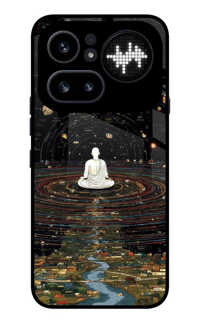 Space Monk Nothing Phone 4a Pro Metal Case Back Cover by Casekaro
