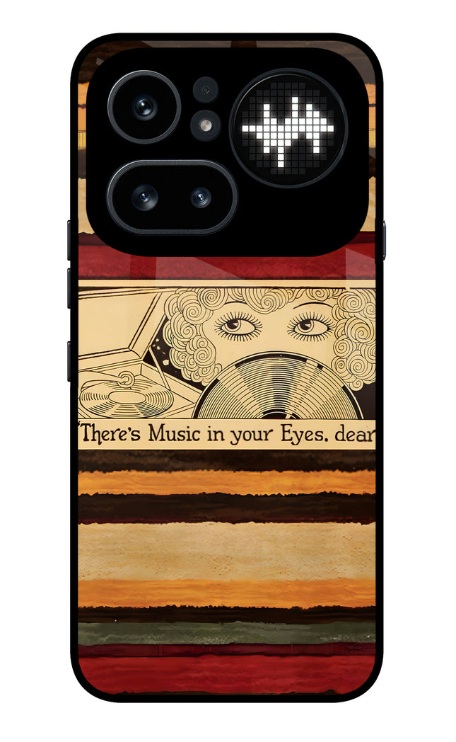 Vinyl Stripes Nothing Phone 4a Pro Metal Case Back Cover by Casekaro